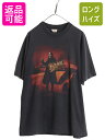 90s ★ オジーオズボーン フェス プリント Tシャツ メンズ XL / 90年代 OZZY OSBOURNE オフィシャル 当時物 バンド ロック 黒 Ozzfest 1998 古着 中古 90 039 s オールド ブラック シングルステッチ ツアー 半袖Tシャツ プリントTシャツ バンドT ロックT バンT フェスT アメカジ