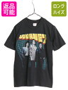  80s USA製 ★ ジャーニー フォト プリント Tシャツ メンズ M / 古着 80年代 ヴィンテージ JOURNEY オフィシャル 当時物 バンド ロック 黒| 中古 アメリカ製 80's ビンテージ ブラック シングルステッチ イラスト グラフィック 半袖Tシャ