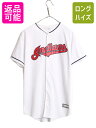 【5/1 24h限定10%OFF&P3倍!】 MLB オフィシャル インディアンズ ベースボール シャツ ボーイズ XL メンズ S 程 ユニフォーム ゲームシ...