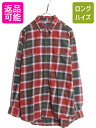 【7/9 最大半額SALE&ポイント5倍!!】 90s OLD GAP チェック 長袖 フランネル シャツ メンズ XL / 90年代 オールド ギャップ ネル...