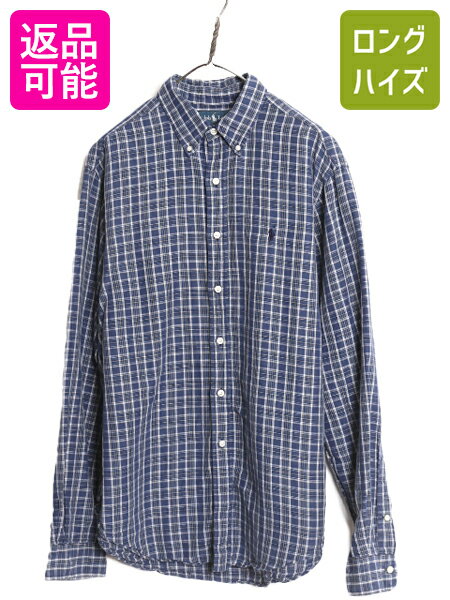 楽天市場】リネン シャツ(ブランドラルフローレン・柄チェック 楽天市場】リネン シャツ(ブランドラルフローレン・柄チェック