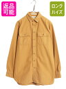 【7/9 最大半額SALE&ポイント5倍!!】 LLBEAN コットン シャモア クロス 長袖 シャツ メンズ M 古着 エルエルビーン LLビーン ネルシャツ...