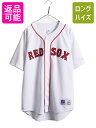 【5/12 最大半額SALE&P5倍!】 90s MLB オフィシャル ラッセル レッドソックス ベースボール シャツ メンズ XL 90年代 オールド ユニフ...