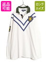 【7/9 最大半額SALE&ポイント5倍!!】 ポロ ラルフローレン 長袖 ラガー シャツ メンズ XL / 古着 ラグビー 長袖シャツ ヘビーウェイト ワンポ...