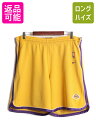 【5/1 24h限定10%OFF&P3倍!】 NBA オフィシャル ナイキ レイカーズ ショートパンツ メンズ L / 古着 NIKE ユニフォーム バスケ 短...