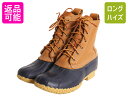 USA製 エルエルビーン 6ホール ビーン ブーツ レディース 24cm / 中古 LLBEAN レースアップ 8インチ LLビーン 2トーン 紺 茶 レインブーツ| アメリカ製 米国製 ビーンブーツ ハンティング 本革レザー ラバー ブラウン ネイビー 耐水 BEAN BOOTS 8 アウトドア アメカジ USED(4)