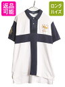 【7/8 最大半額SALE&ポイント5倍!!】 90s ダブルポニー ポロ ラルフローレン 半袖 ポロシャツ メンズ XL 古着 オールド 大きいサイズ ラガーシャツ タイプ ラグビー 半袖シャツ| 中古 90's 90年代 POLO RALPH LAUREN 半袖ポロシャツ 鹿の子ポロシャツ ラグビーシャツ ラガー