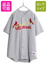 【4/30 6h限定 555円OFF×P8倍!!】 MLB オフィシャル Majestic カージナルス ベースボール シャツ メンズ XL / 古着 ユニフォ...