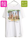 【7/10 26h限定10%OFFクーポン配布】 90s USA製 ジョーク イラスト プリント Tシャツ メンズ XL / オールド アート グラフィック キ...