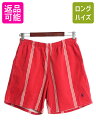 90s ポロ ラルフローレン ストライプ コットン ショートパンツ メンズ M オールド スイム ショーツ 水陸両用 短パン 海パン ワンポイント| 古着 中古 90's 90年代 POLO RALPH LAUREN ラルフ 半パン ハーフパンツ 2トーン ポニー刺繍 スイムパンツ コットンパンツ アメカジ