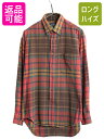 【7/10 26h限定10%OFFクーポン配布】 90s OLD GAP チェック ボタンダウン ヘビー フランネル シャツ メンズ M オールド ギャップ 長...