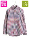【7/10 26h限定10%OFFクーポン配布】 ラルフローレン ギンガム チェック オックスフォード 長袖 ボタンダウン シャツ ボーイズ L メンズ XS ...