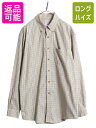 【5/30 0の付く日エントリーでP4倍!】 ブルックスブラザーズ チェック 長袖 ボタンダウン シャツ メンズ L Brooks Brothers ノーアイロ...