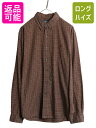【7/9 最大半額SALE&ポイント5倍!!】 90s ラルフローレン チェック 長袖 ボタンダウン シャツ メンズ XL 90年代 オールド ポロ コットン ...