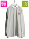 【7/9 最大半額SALE&ポイント5倍!!】 90s アメリカ代表 ポロスポーツ ラルフローレン ラガー シャツ メンズ XL 程/ 古着 90年代 オールド...