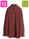 【7/9 最大半額SALE&ポイント5倍!!】 90s バナナリパブリック チェック 長袖 ボタンダウン シャツ メンズ L / 古着 オールド BANANA ...