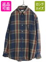 【7/9 最大半額SALE&ポイント5倍!!】 90s バナナリパブリック チェック フランネル シャツ メンズ L 古着 90年代 オールド BANANA R...
