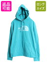 【12/13 超ポイントバック祭!】 US企画 ノースフェイス プリント スウェット フード パーカー レディース L / The North Face プルオ...