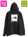【7/7 最大半額SALE&ポイント5倍!!】 ノースフェイス 両面 プリント スウェット フード パーカー レディース XL / 古着 The North F...