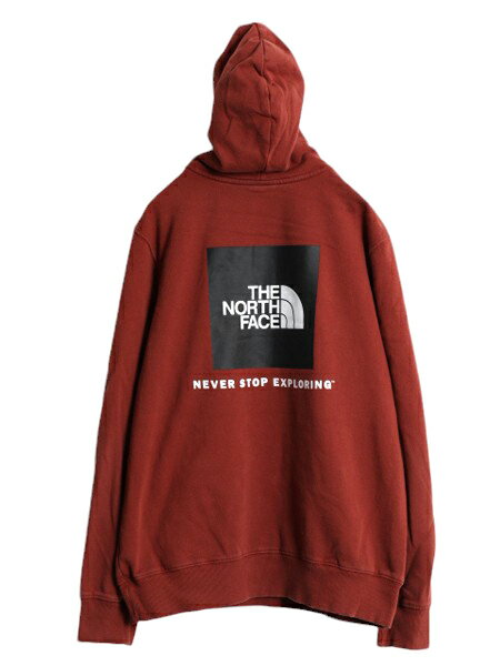 【6/29 48h限定10%OFFクーポン!】 US企画 ノースフェイス 両面 プリント スウェット フード パーカー メンズ М / The North Face アウトドア トレーナー プルオーバー 薄手| 古着 中古 ノース スエット スウェットパーカー プリントパーカー フードパーカー バックプリント