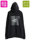 【6/15 10名様限定&24h限定クーポン!】 ノースフェイス 両面 プリント スウェット フード パーカー メンズ XL The North Face アウトドア トレーナー プルオーバー 薄手 ブラック| 古着 中古 黒 ノース 大きいサイズ スエット スウェットパーカー プリントパーカー フードパ(4)