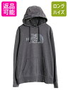 【7/10 26h限定10%OFFクーポン配布】 ノースフェイス プリント スウェット フード パーカー メンズ L 古着 The North Face 裏起毛...