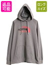 【6/23 マラソン限定クーポン&P5倍!】 US企画 ノースフェイス プリント スウェット フード パーカー レディース L / The North Face...