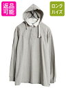 90s ポロ ラルフローレン フード付き 長袖 ラガー シャツ メンズ L 古着 90年代 オールド 2WAY 長袖シャツ ラグビーシャツ ヘビーウェイト| 中...