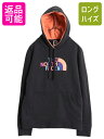 【6/22 マラソン限定クーポン&P5倍!】 US企画 ノースフェイス プリント スウェット フード パーカー レディース L / The North Face...