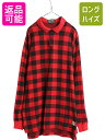 【5/5 48h限定10%OFF×P4倍!!】 80s USA製 ポロカントリー ラルフローレン ブロック チェック 長袖 ポロシャツ メンズ XL / 80年...