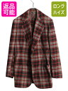 【7/9 最大半額SALE&ポイント5倍!!】 30s ピスポーク チェック ウール テーラード ジャケット メンズ L / 古着 30年代 ヴィンテージ Se...