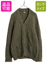 【7/9 最大半額SALE&ポイント5倍!!】 60s ★ シェットランド ウール ニット カーディガン 42 メンズ L / 古着 ヴィンテージ セーター ケ...