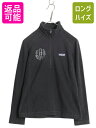 【7/13 24h限定555円OFFクーポン配布!】 パタゴニア マイクロD ハーフジップ フリース プルオーバー レディース XS 17年製 Patagonia ロンT 長袖 Tシャツ ハイネック 薄手 黒 企業| 古着 中古 企業物 ブラック アウトドア フリースTシャツ カットソー 長袖Tシャツ ロングTシ