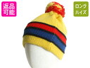 【7/10 26h限定10%OFFクーポン配布】 80s ボンボン付き ウール ニット キャップ メンズ レディース フリーサイズ 古着 SMILEY ヴィンテ...