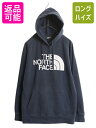 【7/8 最大半額SALE&ポイント5倍!!】 ノースフェイス プリント スウェット フード パーカー レディース XL / The North Face プル...