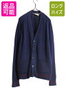 【5/1 24h限定10%OFF&P3倍!】 90s Hush Puppies ニット カーディガン メンズ M 古着 オールド セーター アクリル ウール 無...