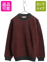 【7/7 最大半額SALE&ポイント5倍!!】 80s ノルウェー製 ★ エルエルビーン バーズアイ ニット セーター レディース M メンズ S ヴィンテージ...