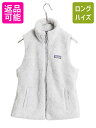 【7/13 24h限定555円OFFクーポン配布!】 パタゴニア ロスガトス フリース ベスト レディース S 17年製 Patagonia ハイ パイル ボア 重ね着 フルジップ アウトドア ハイネック ジレ| 古着 中古 フリースベスト 前開き ノースリーブ パイルベスト ボアベスト ジップアップ ワ