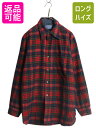 【7/9 最大半額SALE&ポイント5倍!!】 70s USA製 ペンドルトン チェック ウール シャツ メンズ L / 古着 70年代 ヴィンテージ PEND...