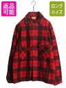 【7/8 最大半額SALE&ポイント5倍!!】 60s ★ ALASKA SLEEPING BAG 長袖 ウール シャツ メンズ L 古着 ヴィンテージ CPO...