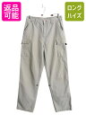 【マラソン28h限定10%OFFクーポン&P5倍】 ノースフェイス コットン キャンバス カーゴ パンツ メンズ 32 / The North Face アウトドア ワーク ストレート ノータック ロールアップ| 古着 中古 カーゴパンツ ワークパンツ コットンパンツ ストレートパンツ タックなし ボトム