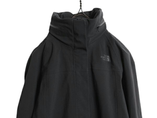 US企画 ノースフェイス APEX FLEX ゴアテックス ソフトシェル ジャケット レディース XS 古着 ストレッチ フルジップ 収納 フード ブルゾン| 中古 日本未発売 The North face GORE-TEX エイペックス ジャンパー マウンテン パーカー マンパ ハイネック ジップアップ グレー