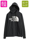 【6/23 マラソン限定クーポン&P5倍!】 ノースフェイス プリント スウェット フード パーカー レディース S The North Face アウトドア ...