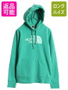 【6/23 マラソン限定クーポン&P5倍!】 US企画 ノースフェイス プリント スウェット フード パーカー レディース М / The North Face...
