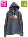 【6/23 マラソン限定クーポン&P5倍!】 ノースフェイス プリント スウェット フード パーカー レディース М / 古着 The North Face プ...