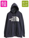 【6/23 マラソン限定クーポン&P5倍!】 US企画 ノースフェイス プリント スウェット フード パーカー レディース XL / The North Fac...