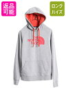 【6/23 マラソン限定クーポン&P5倍!】 ノースフェイス プリント スウェット フード パーカー レディース S The North Face プルオーバー...