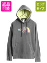 【6/23 マラソン限定クーポン&P5倍!】 US企画 ノースフェイス プリント スウェット フード パーカー レディース M 古着 The North Fac...