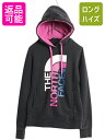 【6/22 マラソン限定クーポン&P5倍!】 ノースフェイス プリント スウェット フード パーカー レディース S / The North Face プルオー...