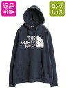 【7/9 最大半額SALE&ポイント5倍!!】 ノースフェイス プリント スウェット フード パーカー レディース M 古着 The North Face 裏起...
